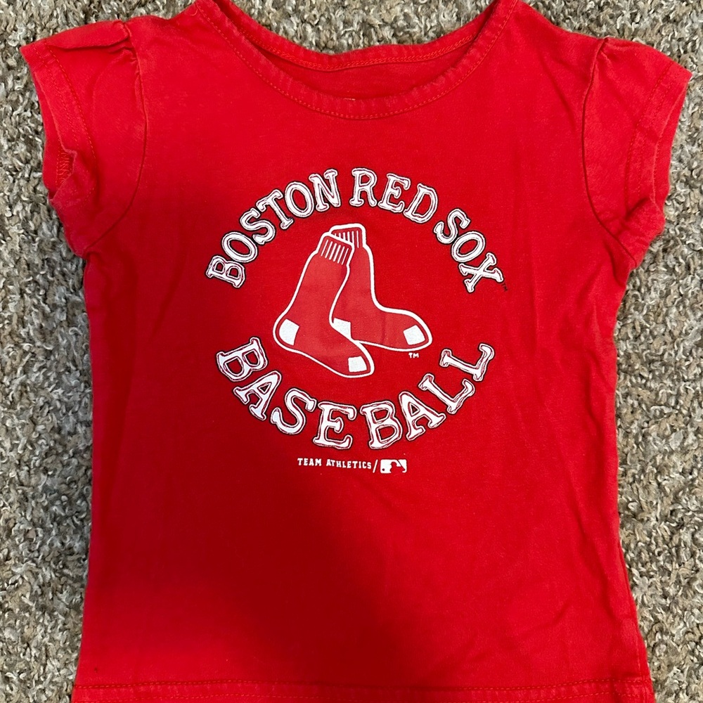 Toddler Girl Boston Red Sox Short Sleeve- Size 2T